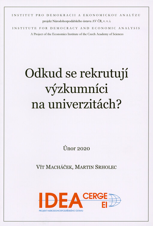 Odkud se rekrutují výzkumníci na univerzitách?