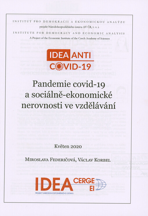 Pandemie covid-19 a sociálně-ekonomické nerovnosti ve vzdělávání