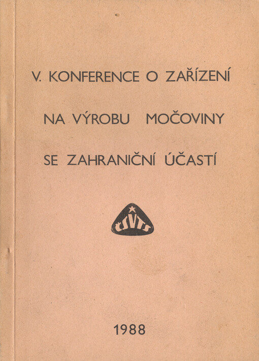 V. konference o zařízení na výrobu močoviny se zahraniční účastí : sborník přednášek