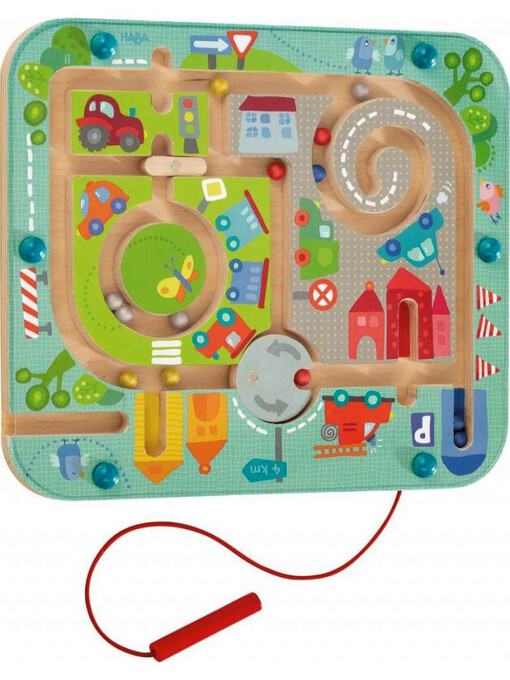 Kuličkový labyrint. Město