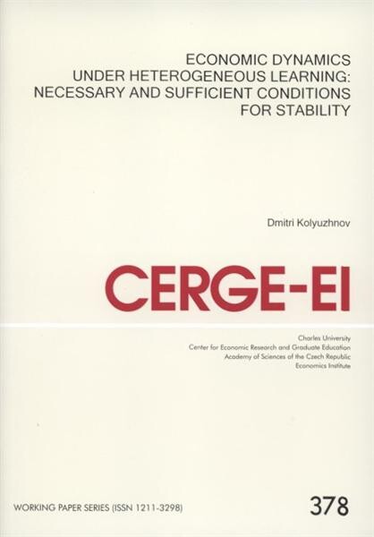 Economic dynamics under heterogeneous learning: necessary and sufficient conditions for stability