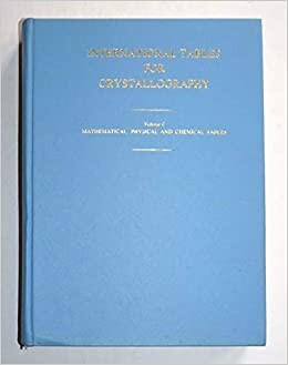 International Tables for Crystallography, Volume C: Mathematical, Physical and Chemical Tables