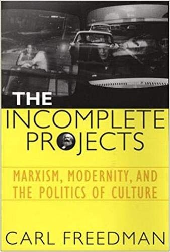 The Incomplete Projects: Marxism, Modernity, and the Politics of Culture