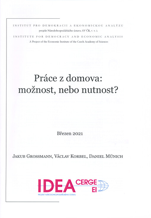 Práce z domova: možnost, nebo nutnost?