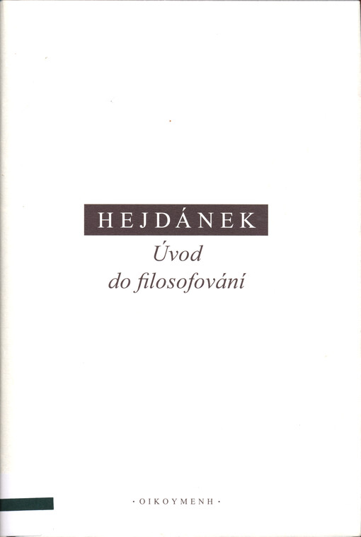Úvod do filosofování