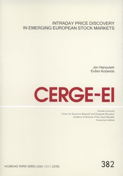 Intraday price discovery in emerging European stock markets