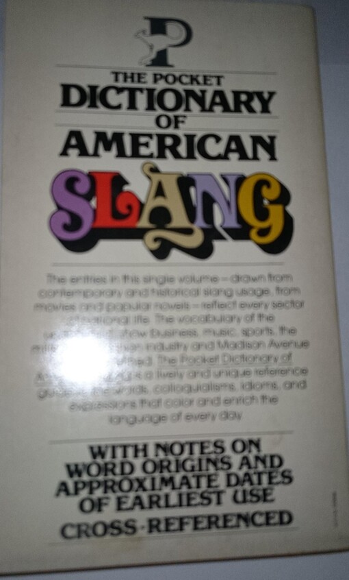 Pocket Dictionary of American Slang