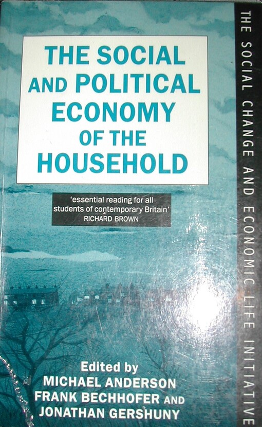 The social and political economy of the household