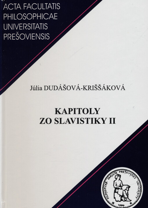 Kapitoly zo slavistiky. II