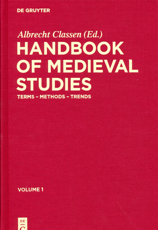 Handbook of medieval studies