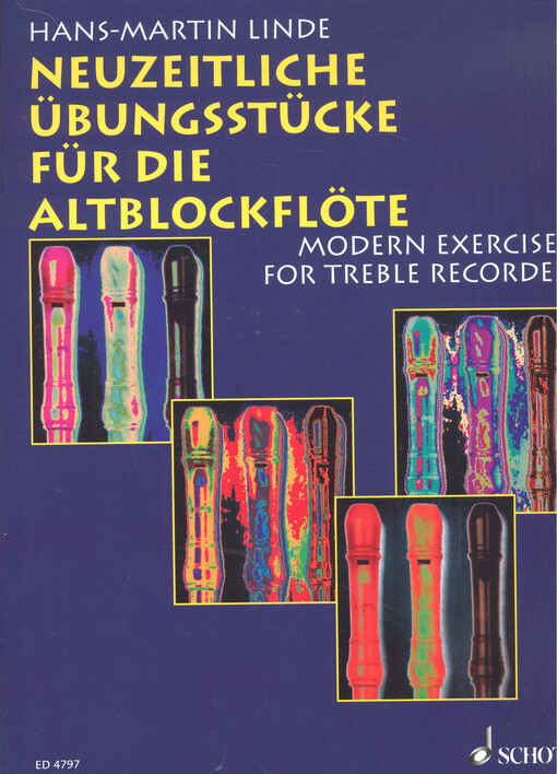 Neuzeitliche Übungsstücke für die Alt-Blockflöte