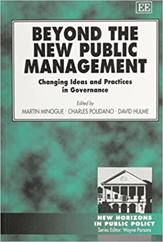 Beyond the New Public Management: Changing Ideas and Practices in Governance (New Horizons in Public Policy series)