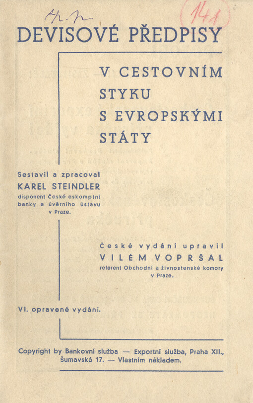 Devisové předpisy v cestovním styku s evropskými státy