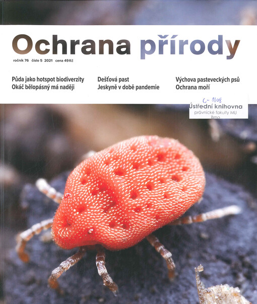 Ochrana přírody : věstník státní péče o ochranu přírody