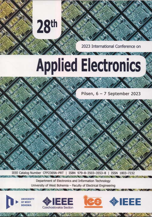 Applied Electronics ... : international conference, ... Pilsen ...