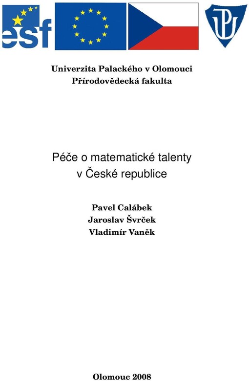 Péče o matematické talenty v České republice