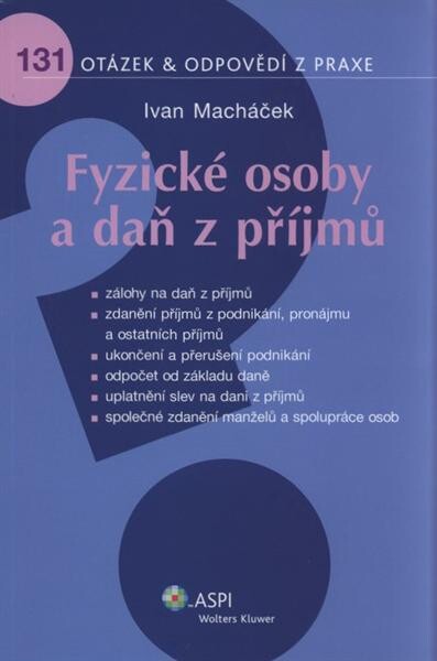 Fyzické osoby a daň z příjmů