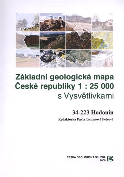 Základní geologická mapa České republiky 1:25 000. 34-223 Hodonín