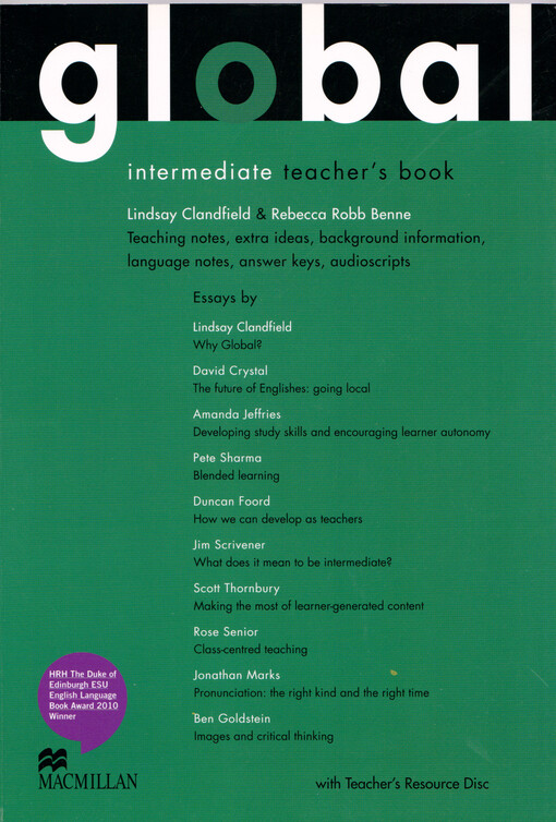 Global :intermediate, teacher’s book