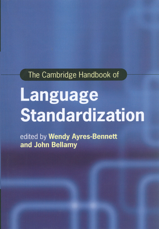 The Cambridge handbook of language standardization