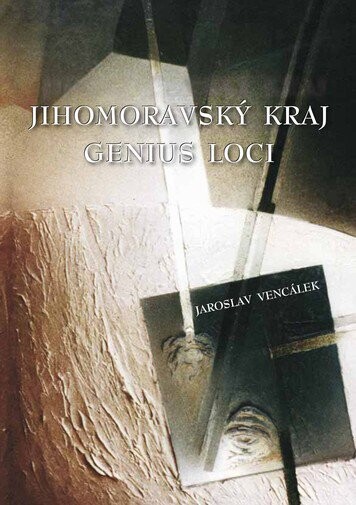 Jihomoravský kraj : genius loci