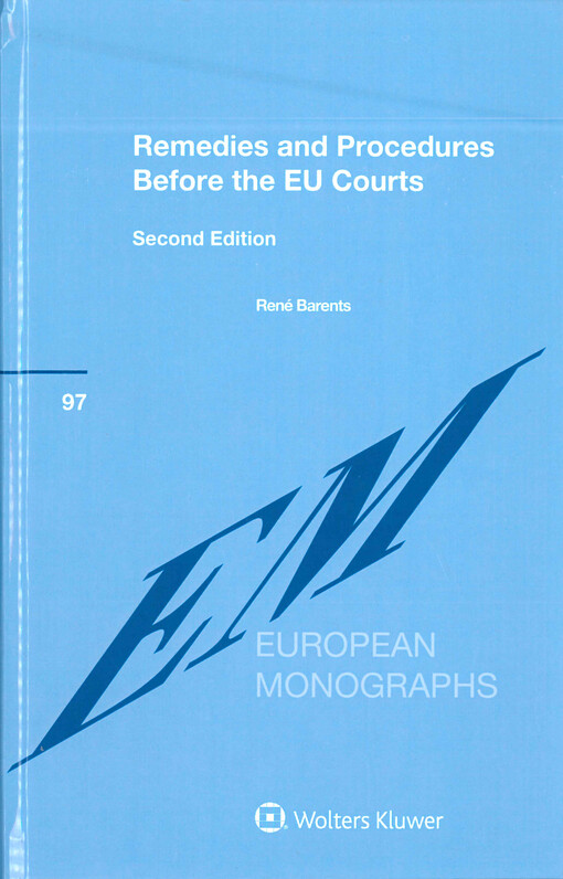 Remedies and procedures before the EU courts