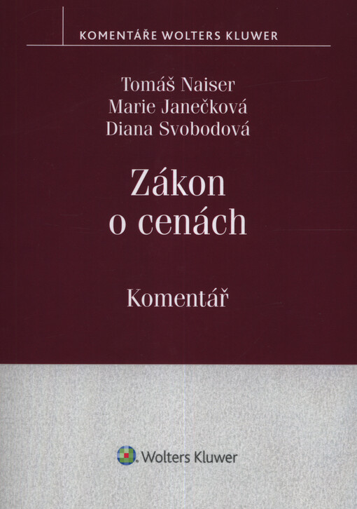 Zákon o cenách : komentář