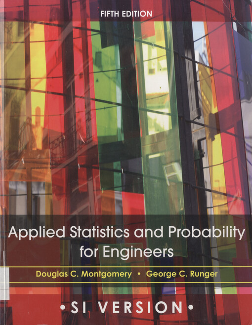 Applied statistics and probability for engineers