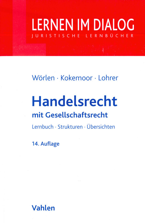 Handelsrecht mit Gesellschaftsrecht