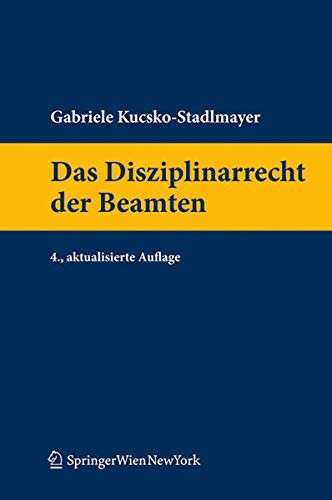 Das Disziplinarrecht der Beamten