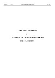 Report of the Council on the Functioning of the Treaty on European Union