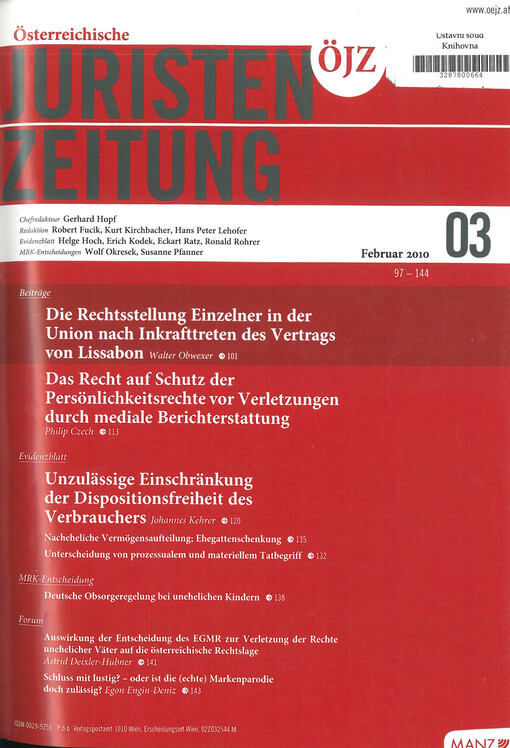 Österreichische Juristen-Zeitung