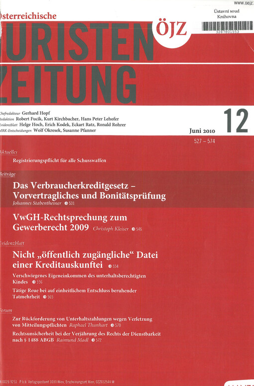 Österreichische Juristen-Zeitung