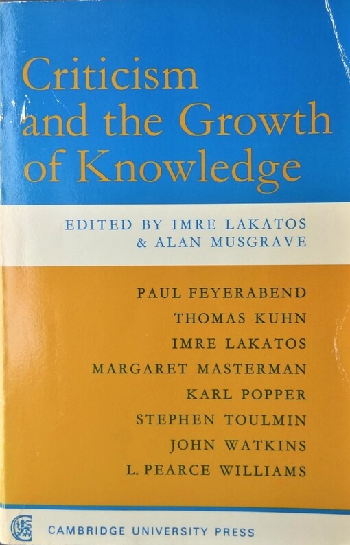 Criticism and the Growth of Knowledge