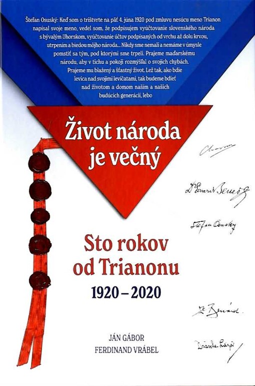Život národa je večný : sto rokov od Trianonu 1920-2020