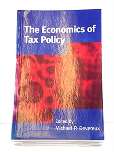 The Economics of tax policy