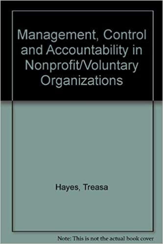 Management, Control and Accountability in Nonprofit/Voluntary Organizations
