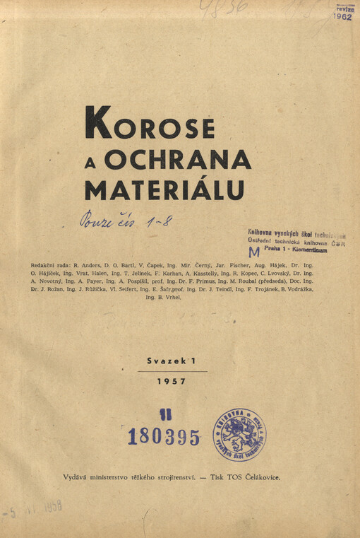 Koroze a ochrana materiálu