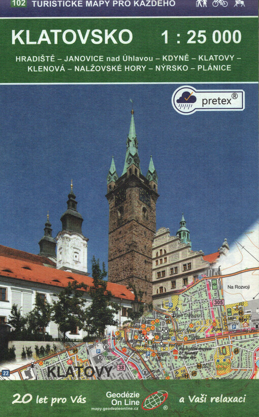 Klatovsko : Hradiště, Janovice nad Úhlavou, Kdyně, Klatovy, Klenová, Nalžovské Hory, Nýrsko, Plánice : turistická, cykloturistická a lyžařská mapa 1:25 000