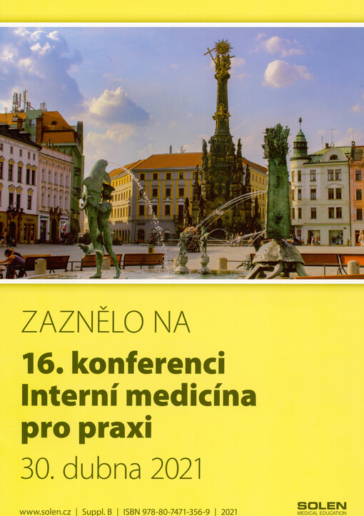 Zaznělo na 16. konferenci Interní medicína pro praxi : 30. dubna 2021