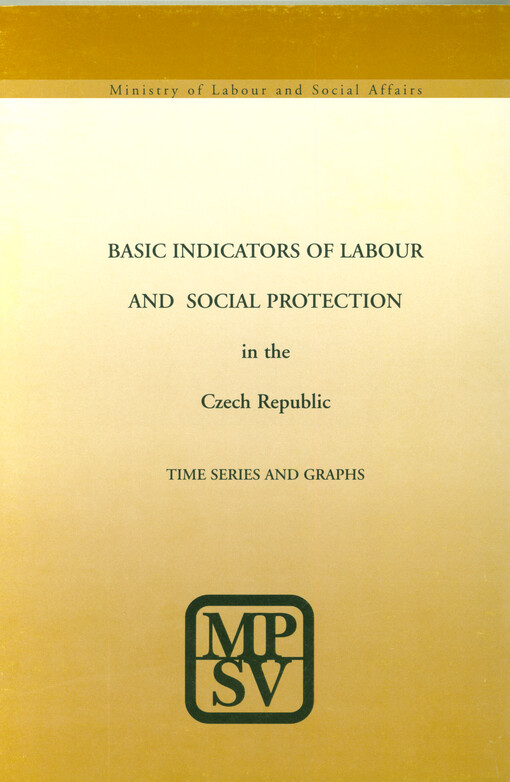 Basic indicators of labour and social protection in the Czech Republic : time series and graphs