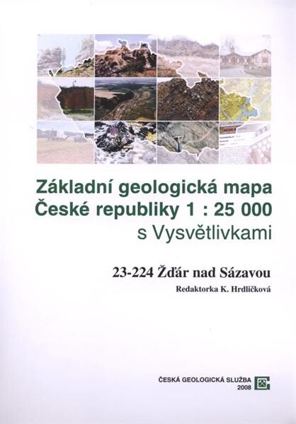 Základní geologická mapa České republiky 1:25 000. 23-224 Žďár nad Sázavou