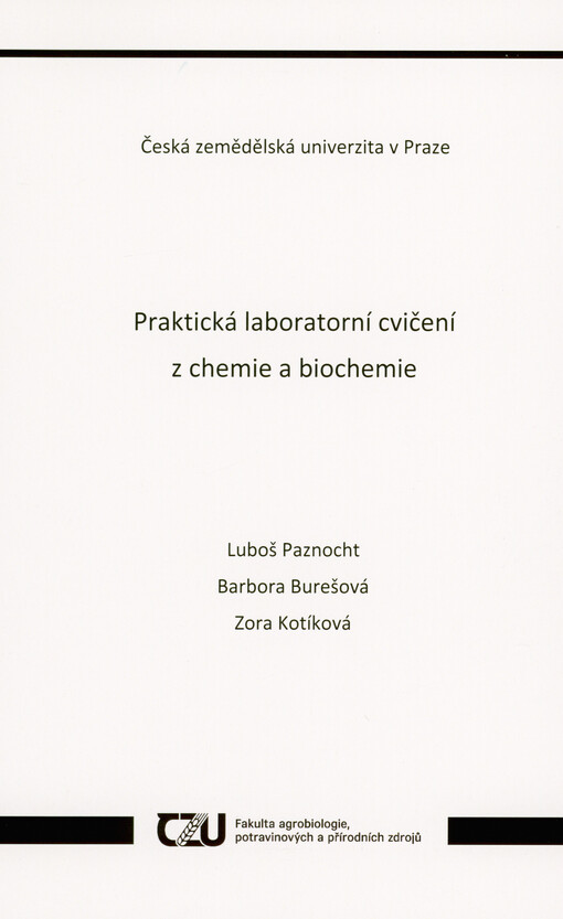 Praktická laboratorní cvičení z chemie a biochemie