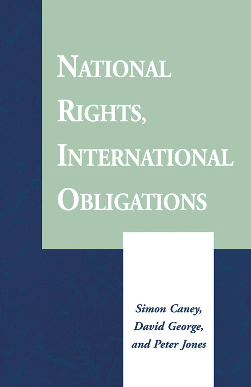 National rights, international obligations