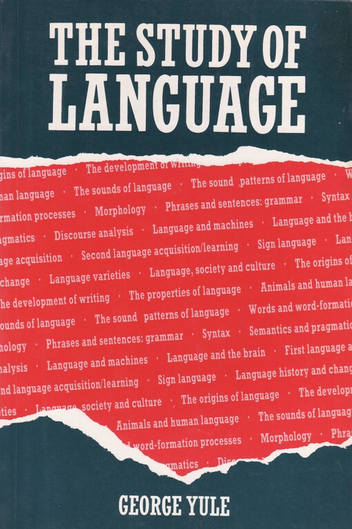 The Study of Language : Ain Introduction