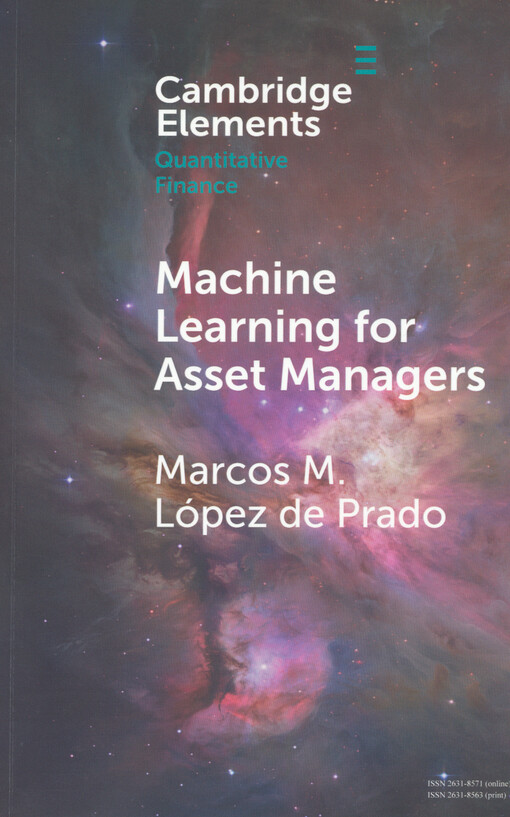 Machine learning for asset managers