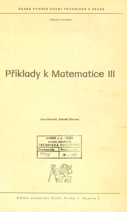 Příklady k Matematice III