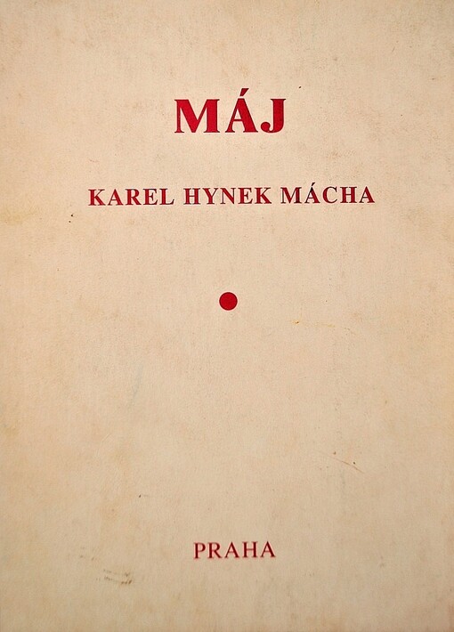 Máj : báseň od Karla Hynka Máchy