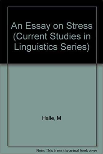 An Essay on Stress (Current Studies in Linguistics Series)
