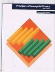 Principles of Managerial Finance